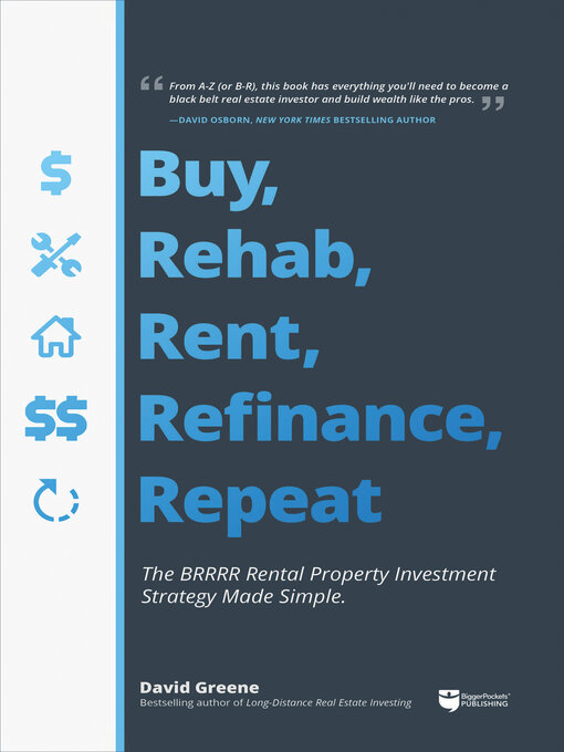 Title details for Buy, Rehab, Rent, Refinance, Repeat by David M Greene - Available